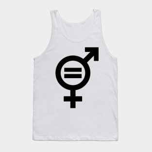 Gender Equality (in black) Tank Top